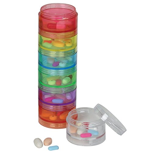 Weekly Stackable Pill Planner 2